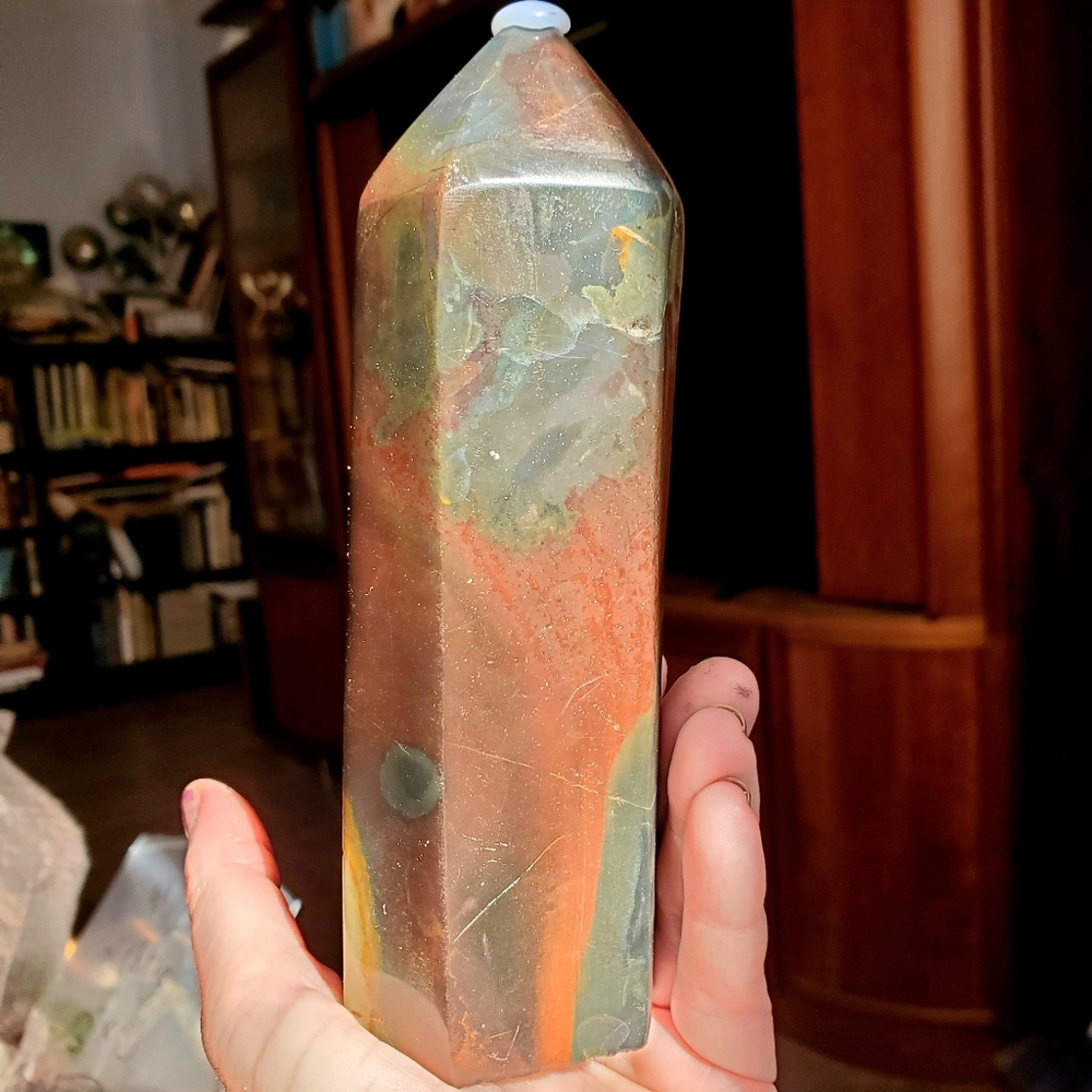 Jasper Crystal Tower (Polychrome or Desert Jasper)